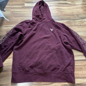 American Eagle Outfitters Red Sweatshirt Hoodie